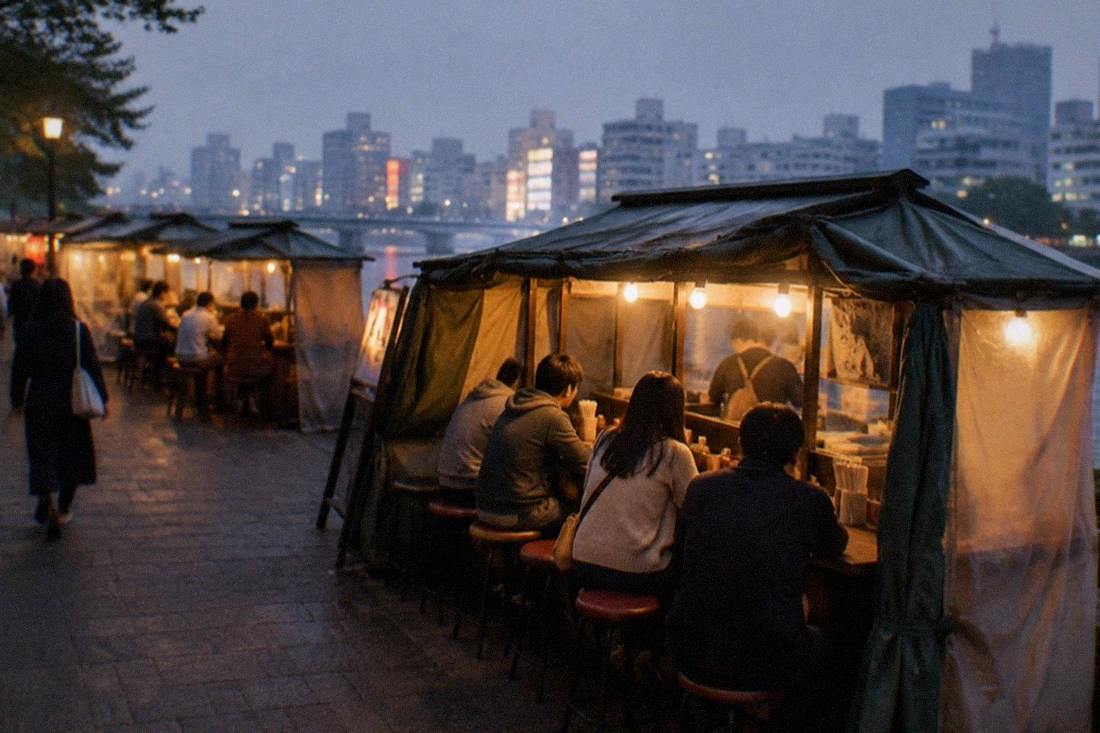 Evening Yatai, Izakaya, Karaoke, Fukuoka