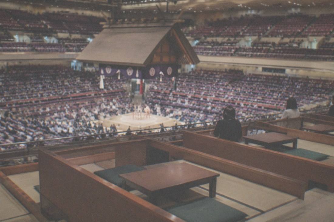 November Sumo Tournament Viewing, Fukuoka