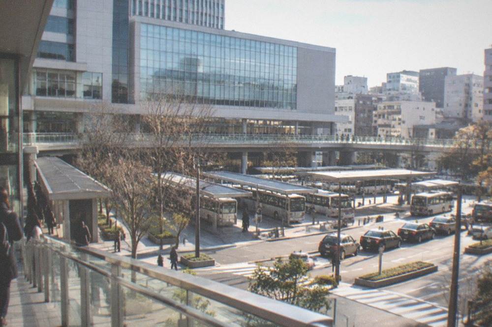Modern subway platform with a train arriving beside platform screen doors
